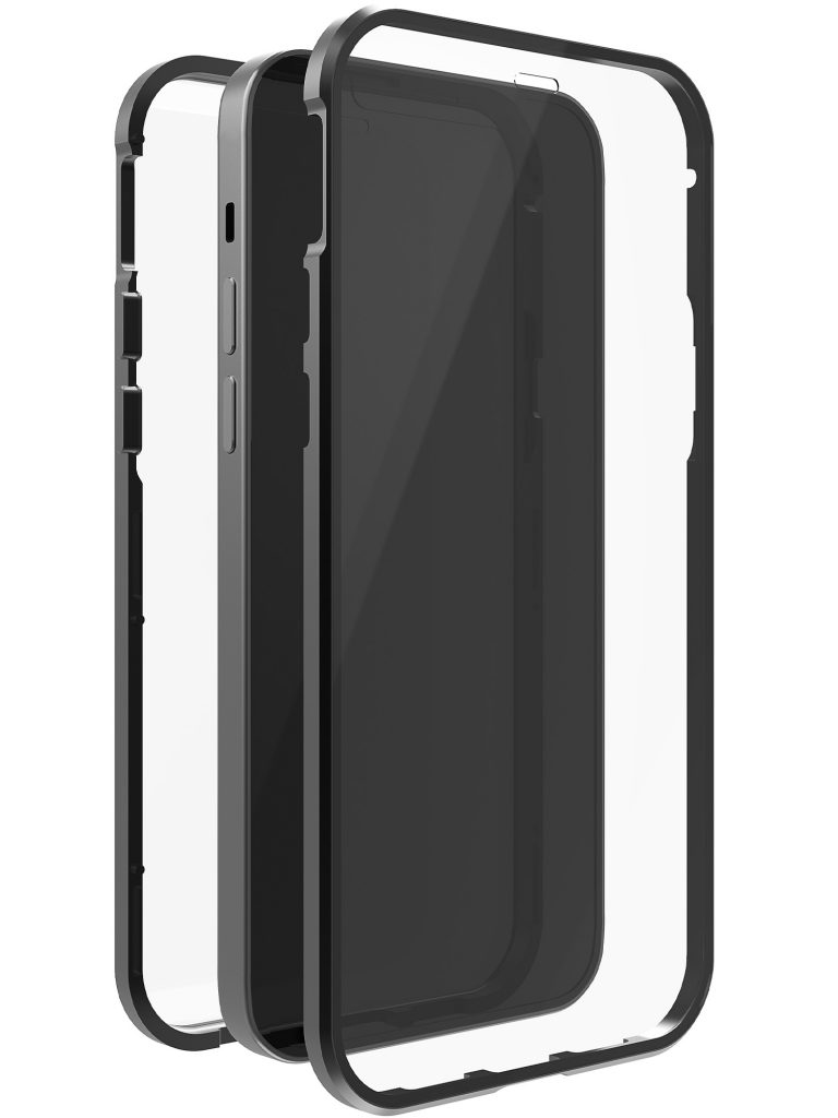 Hama 360 Glass custodia per cellulare 17 cm (6.7") Cover Nero Trasparente