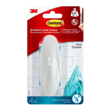 3M Command Drinnen Universalhaken Weiß 1 Stück(e)