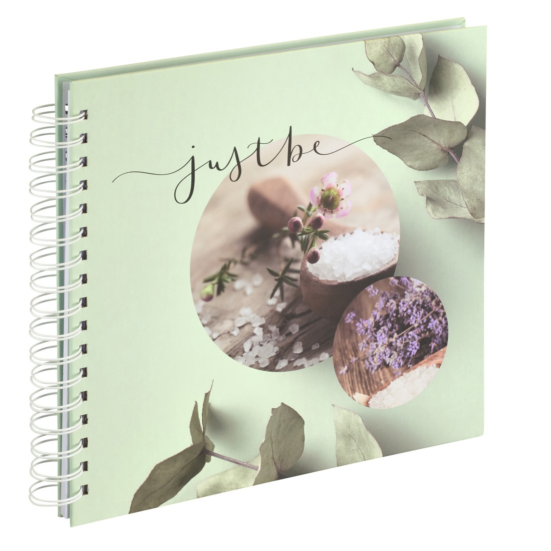 Hama Relax Photo Album, Brown/Lilac/Mint, 100 Sheets, 10 x 15 cm, Spiral Binding