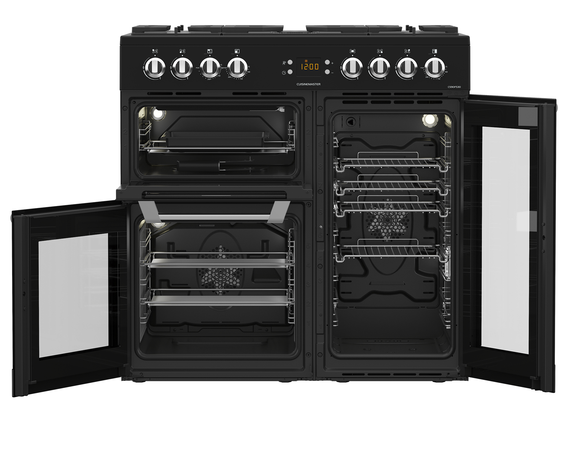 Leisure CS90F530K 90cm Dual Fuel Range Cooker with Three Ovens – image 5