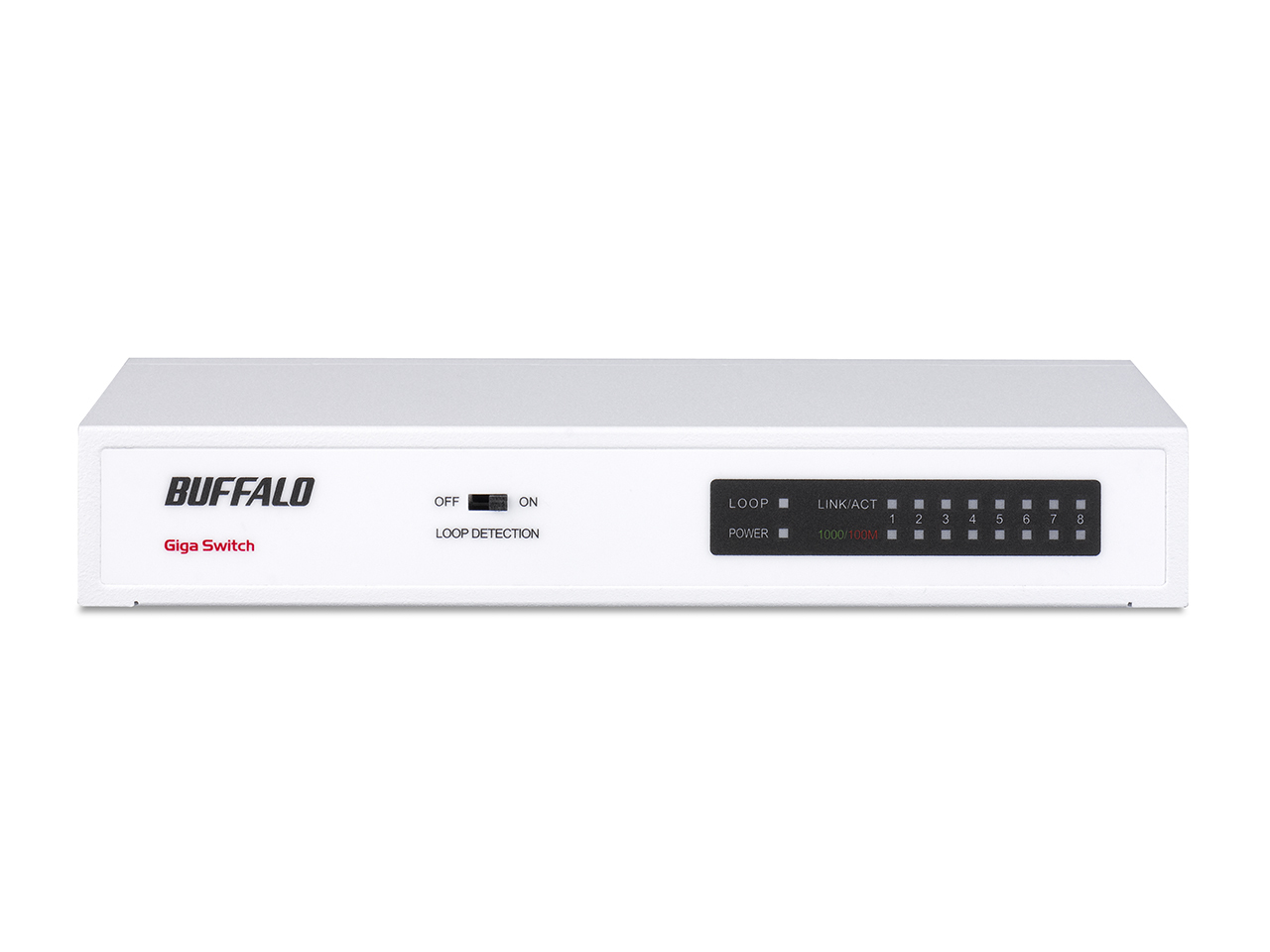 Buffalo LSW5-GT-8NS/WH network switch Gigabit Ethernet (10/100/1000) White