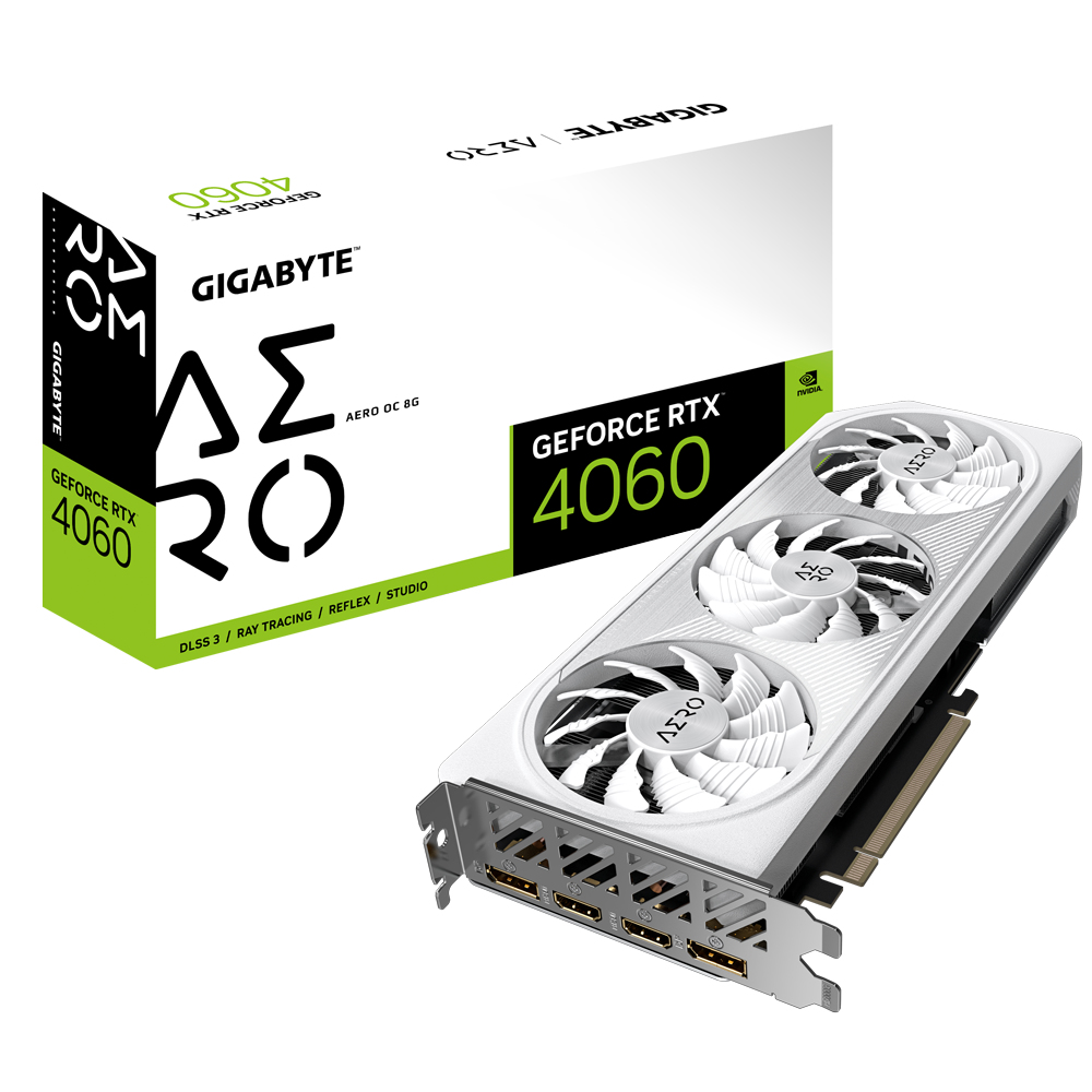 GIGABYTE GeForce RTX 4060 AERO OC 8G