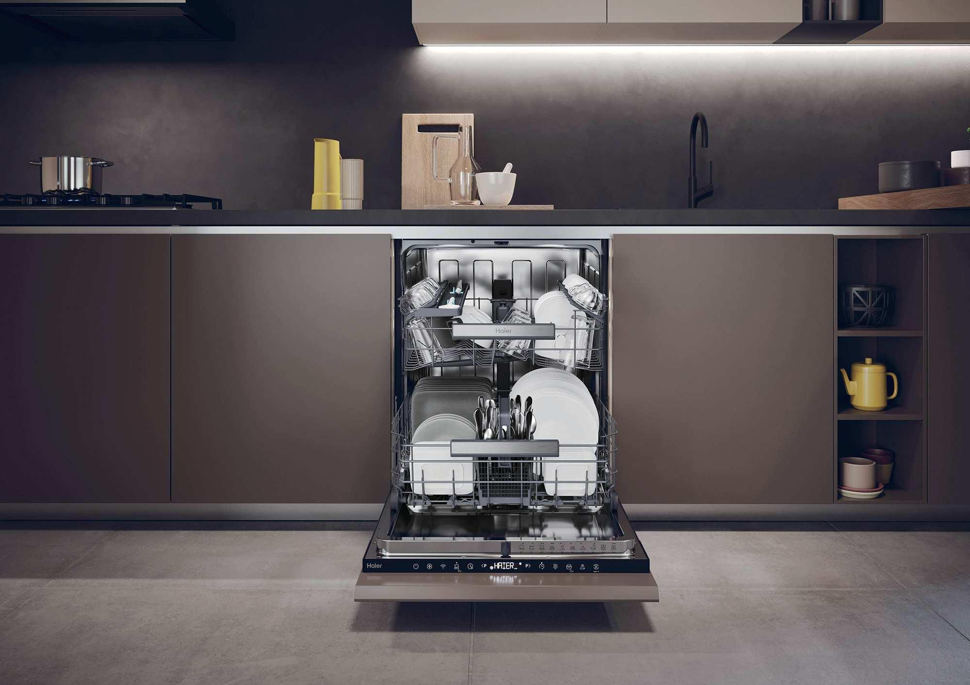 Haier 32901972 dishwasher Fully built-in 14 place settings – image 9