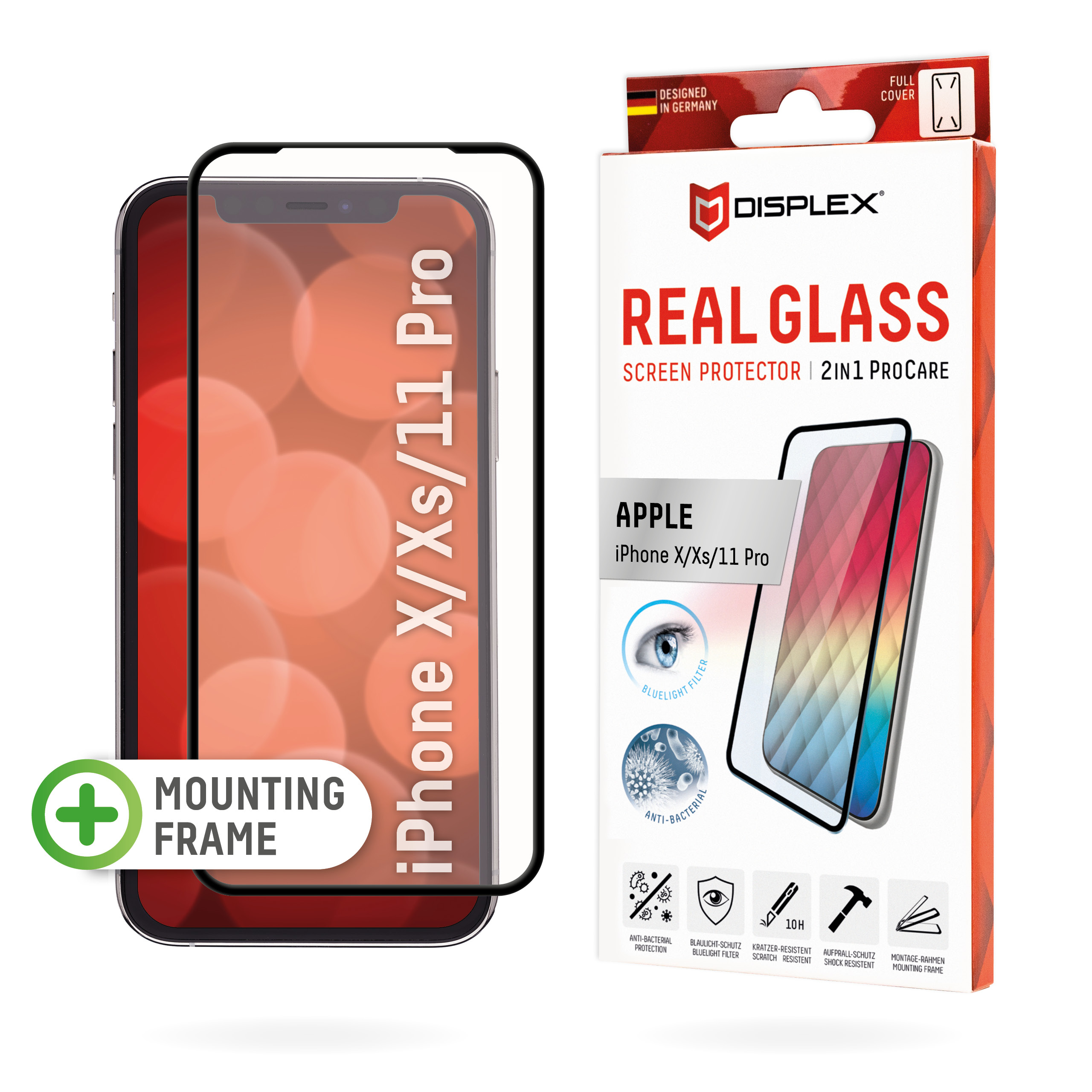 Displex 01413 écran et protection arrière de téléphones portables Apple 1 pièce(s)