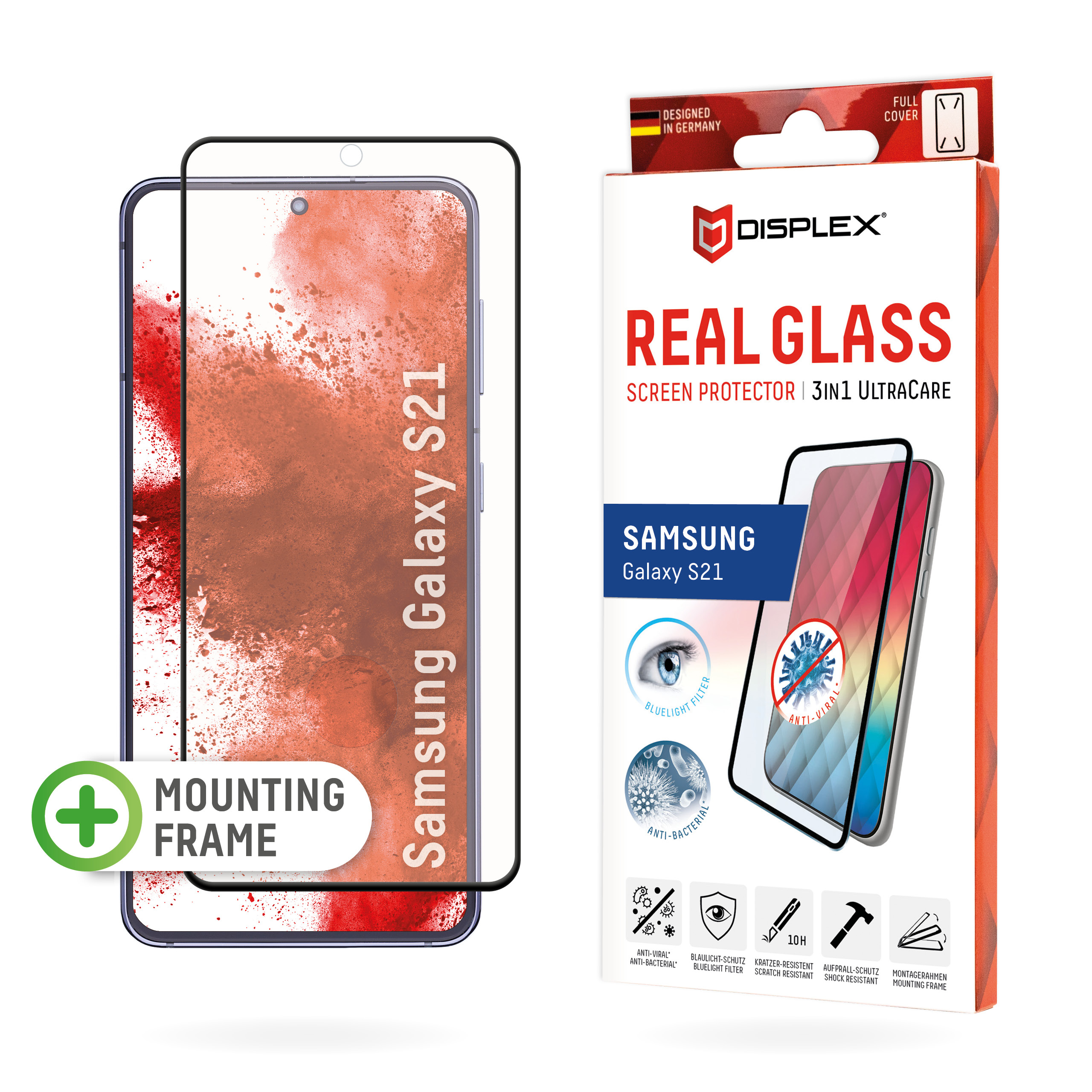 DISPLEX ULTRACARE REAL GLASS FC F/ SAMSUNG GALAXY S21