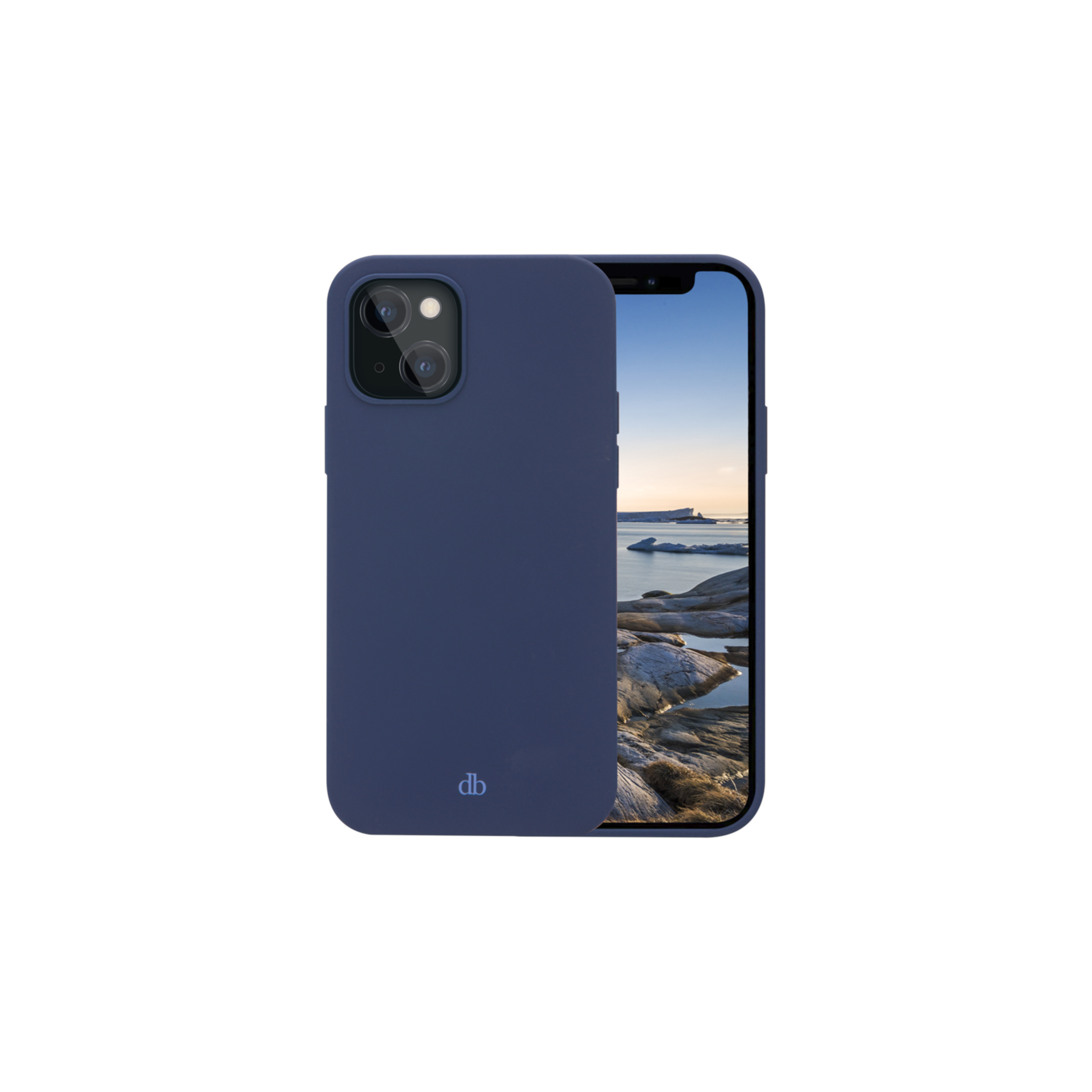 dbramante1928 Monaco - Back cover for mobile phone - snap-on - MagSafe compatibility - 100% recycled plastic - pacific blue - for Apple iPhone 13 mini