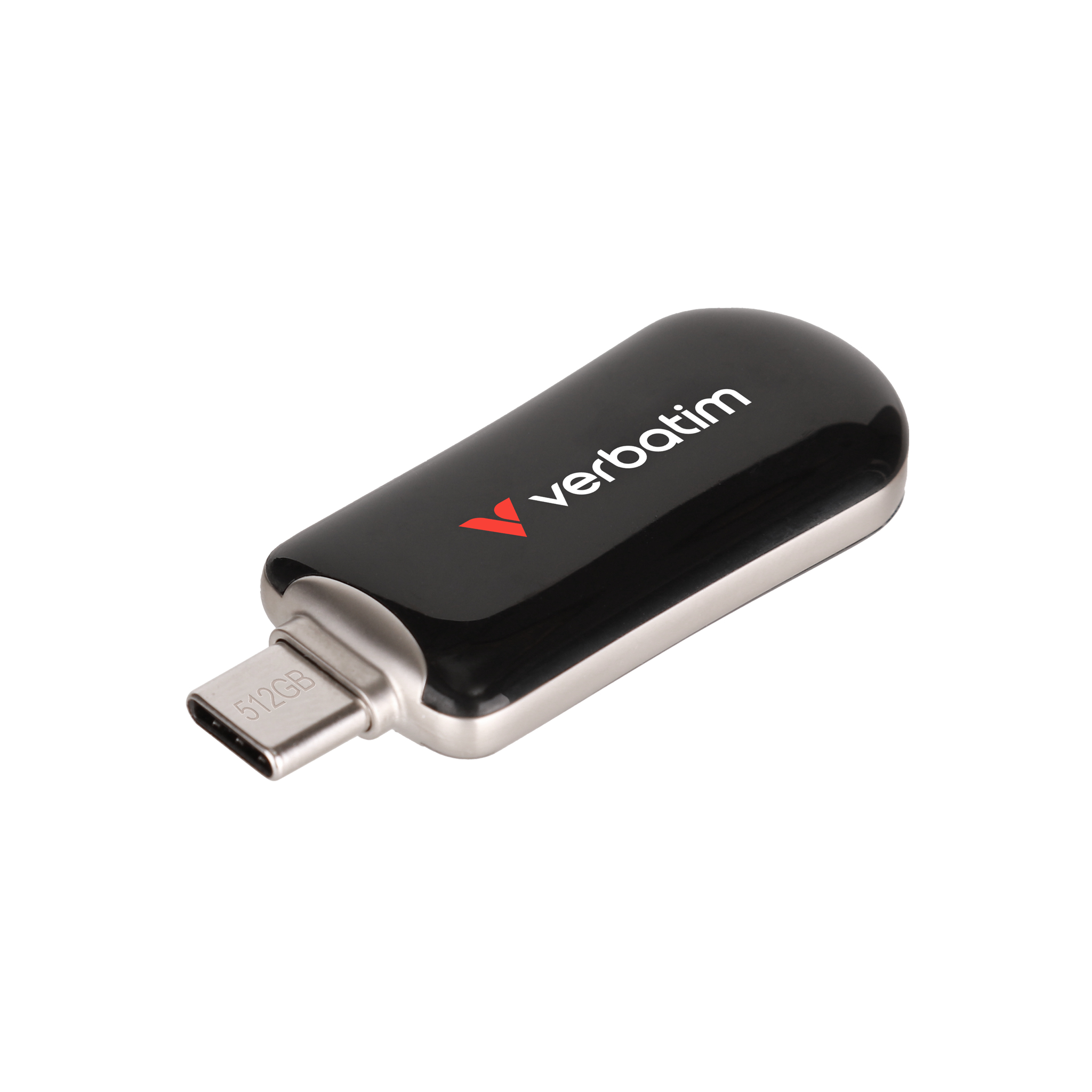 USB-Stick 512GB Verbatim 3.2 Typ C Plectra Flash Drive black
