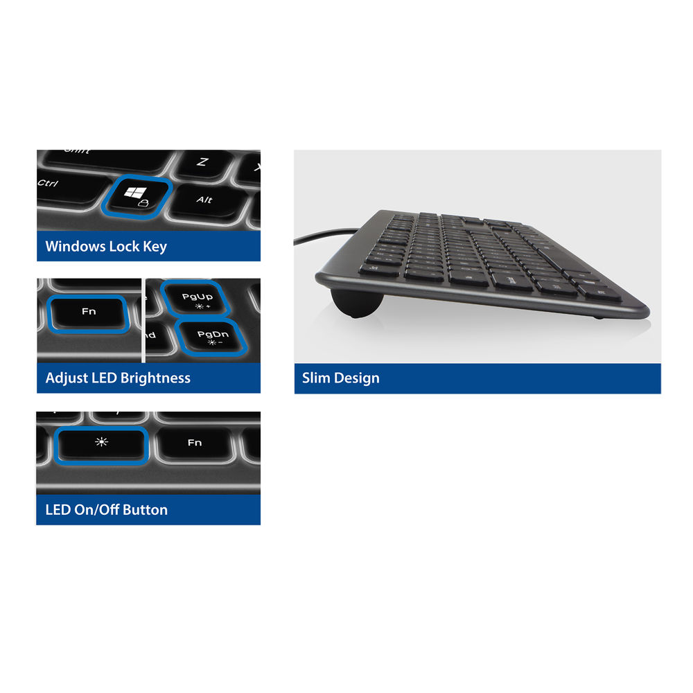 ACT AC5415 keyboard Universal USB QWERTY US English Black – image 2