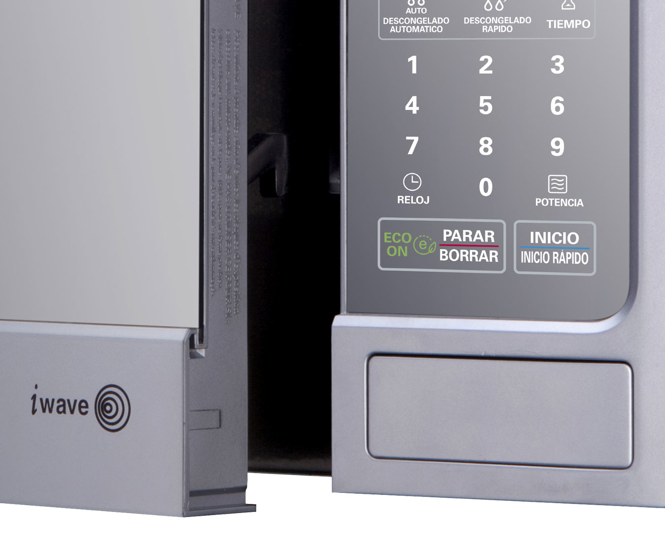 LG MS1443GS microwave Silver Countertop – image 5