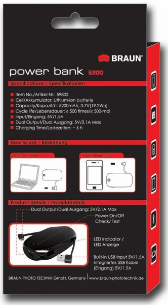 Braun BNBA59802 power bank Lithium-Ion (Li-Ion) – image 3