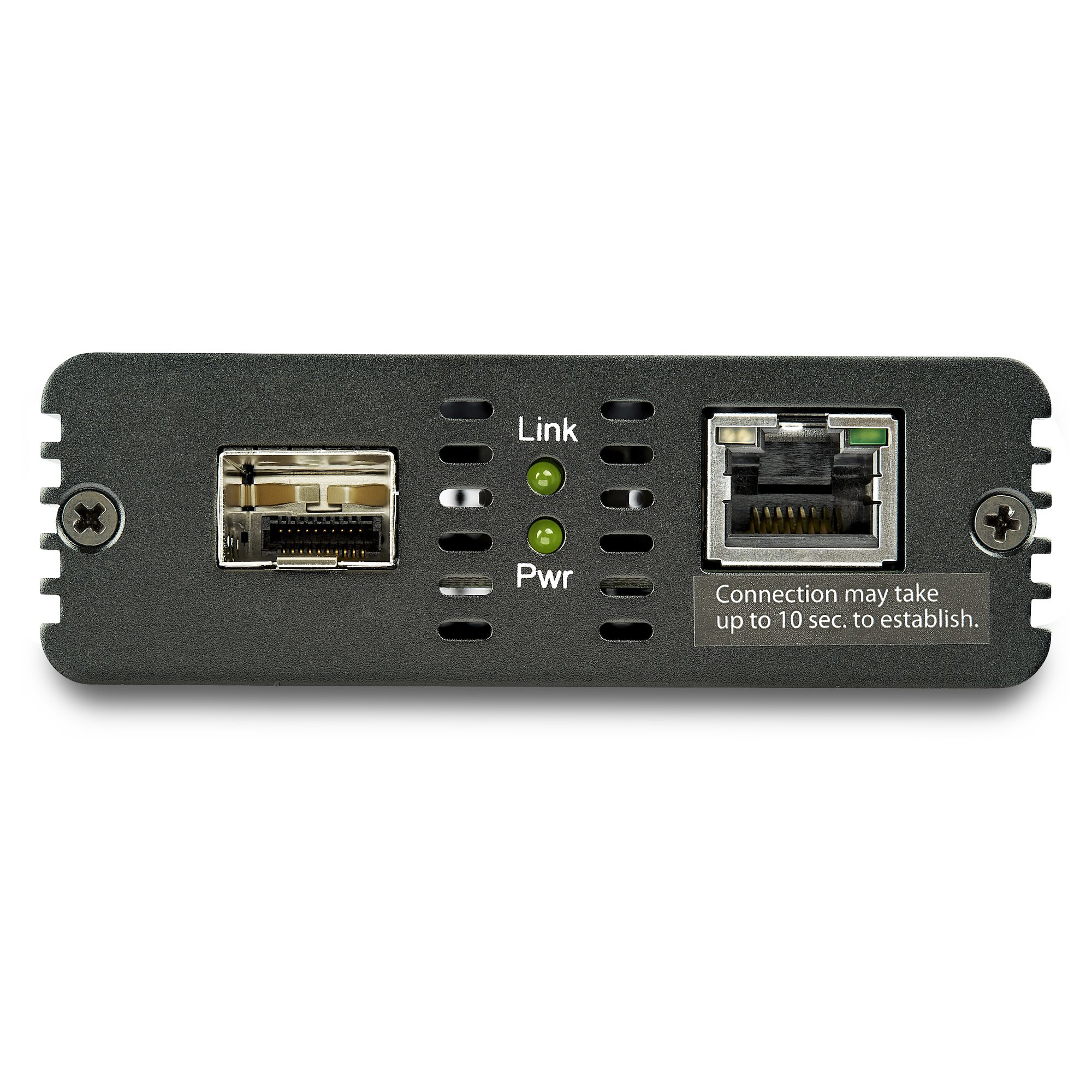 StarTech.com 10GbE Multi-Gigabit Open SFP+ Fiber Media Converter, Standalone 10 Gigabit Ethernet RJ-45 to 10GBASE-T SFP, Single-Mode / Multi-Mode, 9K Jumbo Fram – image 2