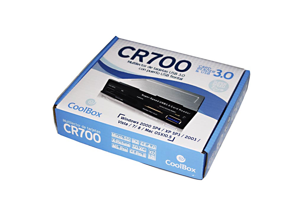 CoolBox CR-700 card reader Internal Black – image 3