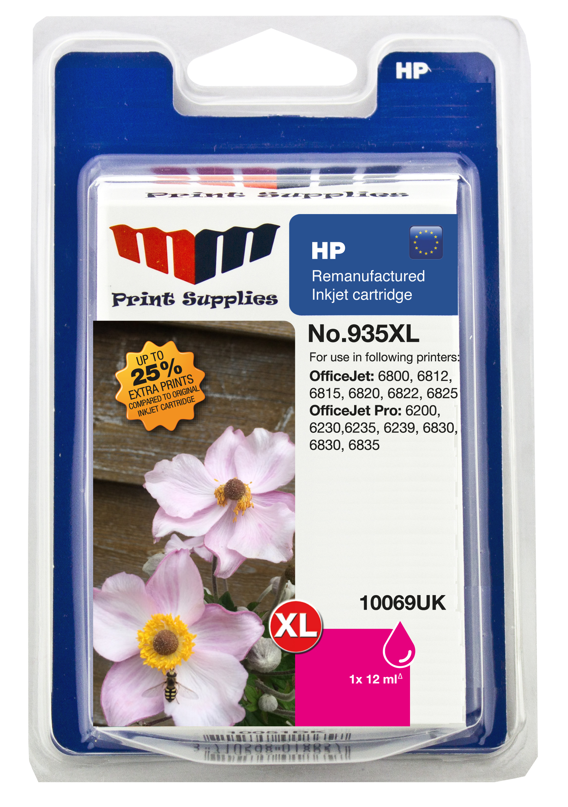 MM Magenta Inkjet Cartridge No.935XL (C2P25AE)