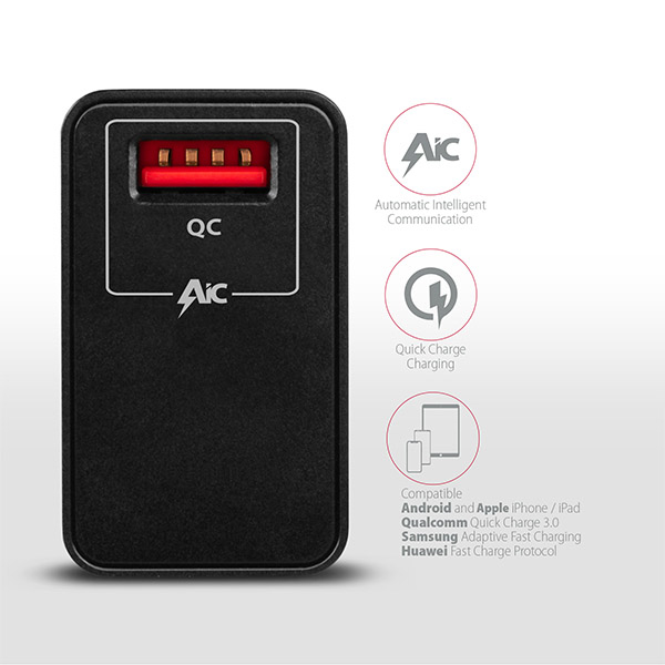 Axagon ACU-QC19 mobile device charger Mobile phone, Power bank, Smartphone, Tablet, Universal Black AC Fast charging Indoor – image 4