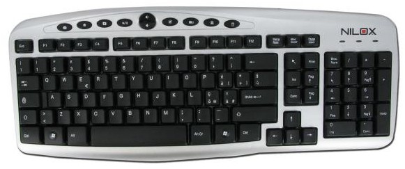 Nilox 10NXKB3526002 keyboard USB + PS/2