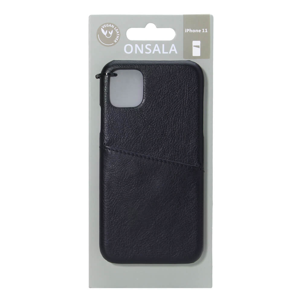 Onsala Mobilecover Black iPhone 11 Creditcard Pocket – image 2