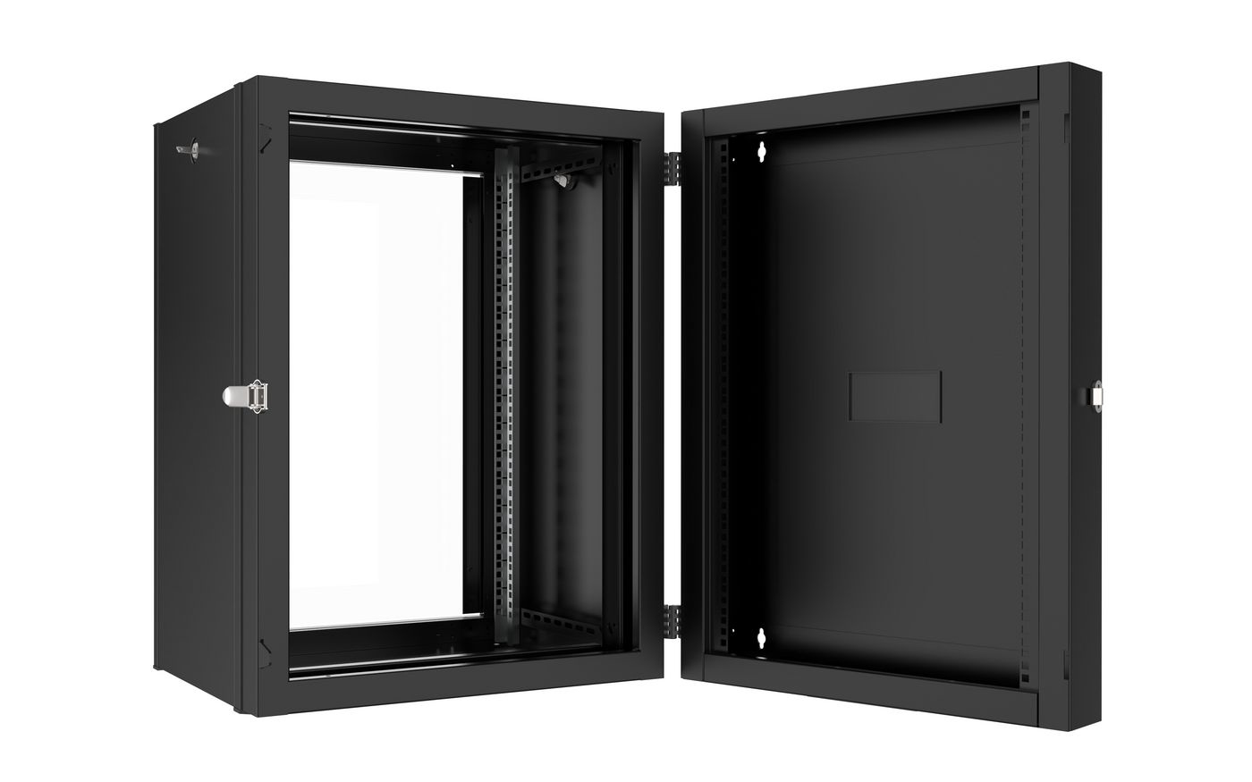 Lanview RWP16U45BL-D rack cabinet 16U Wall mounted rack Black – image 2