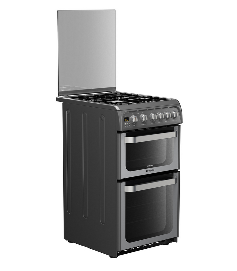 Hotpoint HUG52G cooker Freestanding cooker Natural gas Gas Graphite – image 3