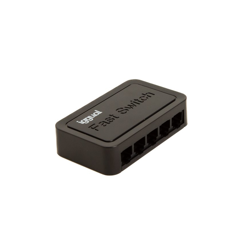 iggual IGG318003 network switch Unmanaged Fast Ethernet (10/100) Black – image 2