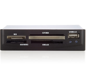 Equip USB 2.0 Card Reader int. 3.5" + USB Port – image 2