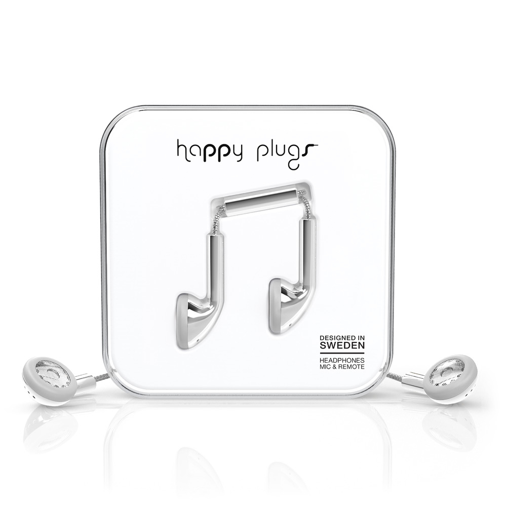 Happy Plugs Earbud Silver – image 2