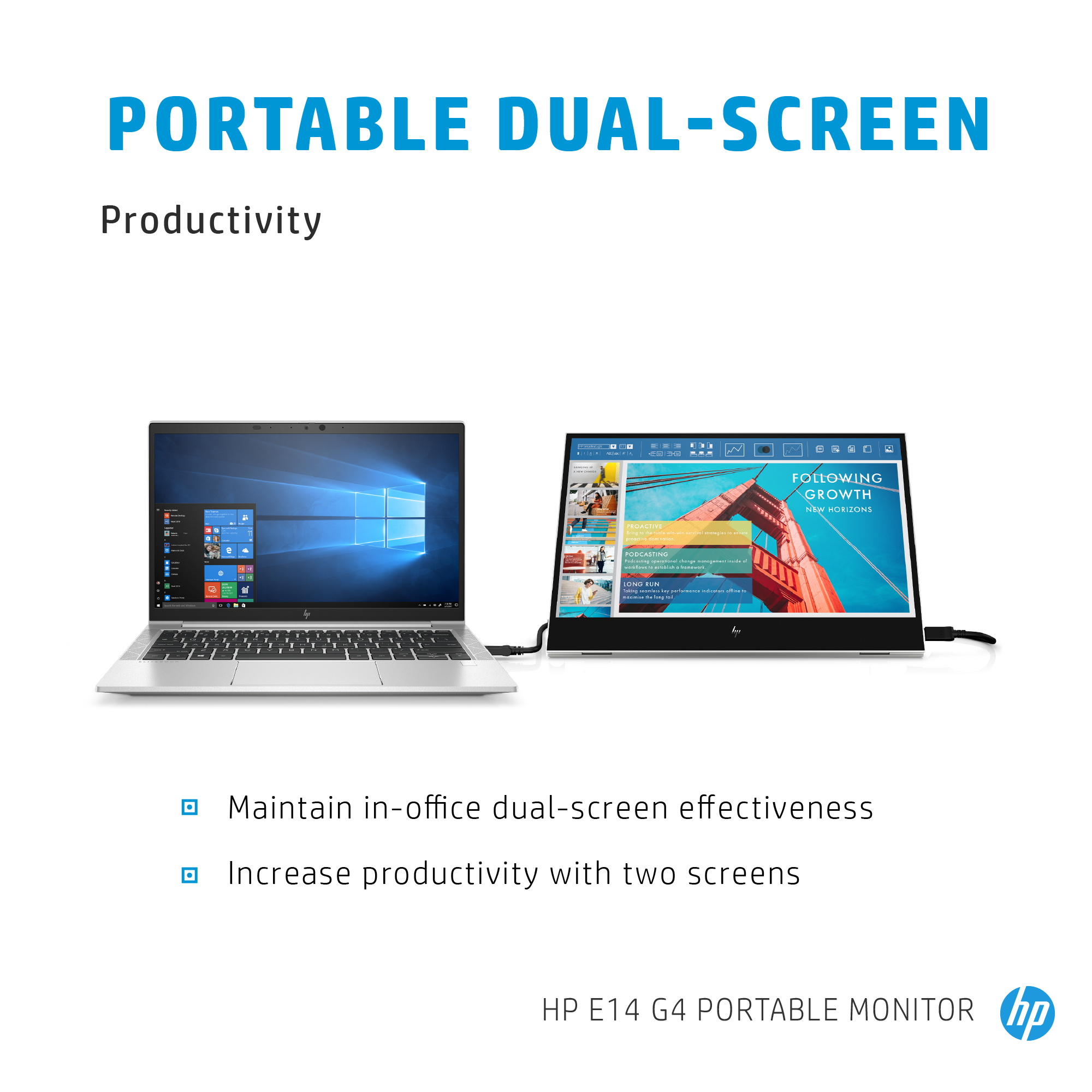 HP E14 G4 Portable Monitor – image 4