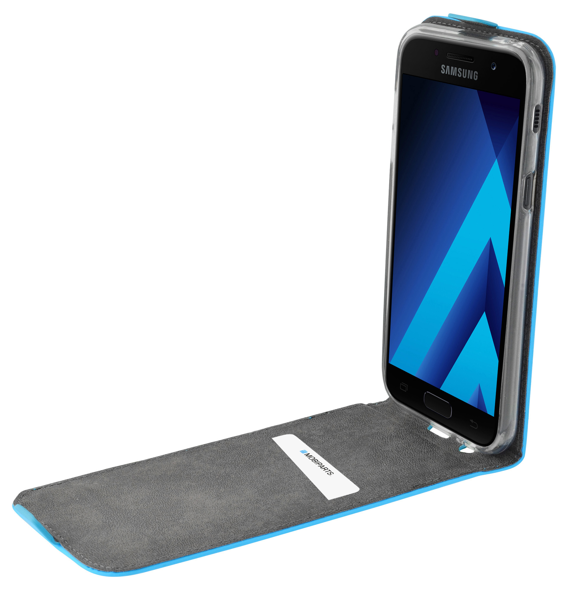 Mobiparts Premium Flip TPU Case Samsung Galaxy A5 (2017) Light Blue – image 4