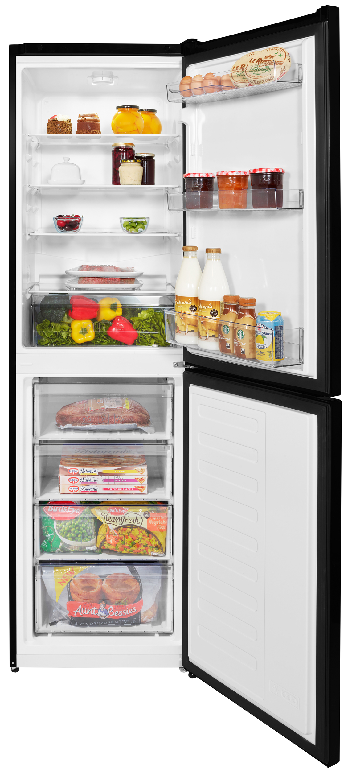 Beko CSG3582B Freestanding Frost Free Fridge Freezer with Large Salad Crisper – image 3