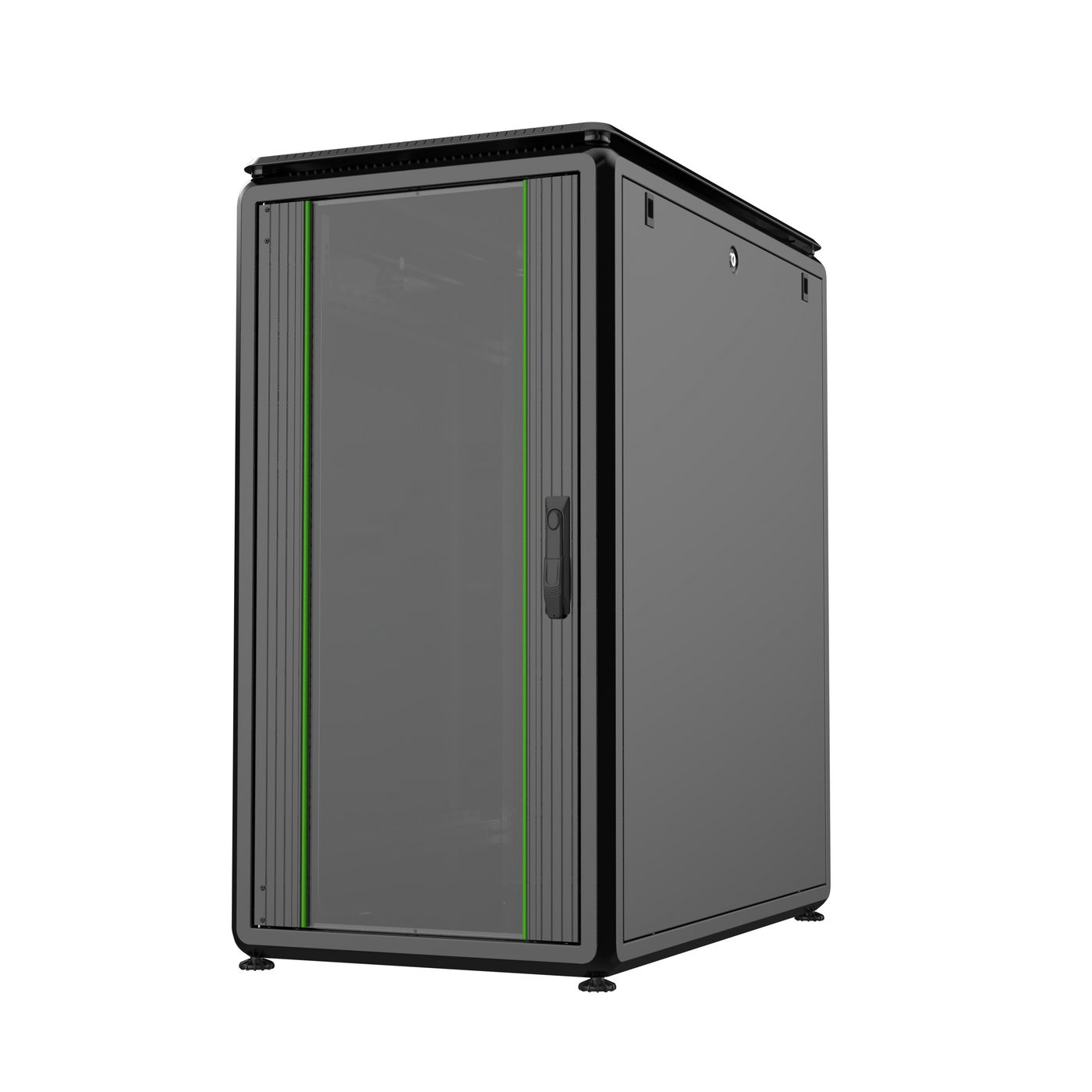 Lanview RDL22U61BL rack cabinet 22U Freestanding rack Black
