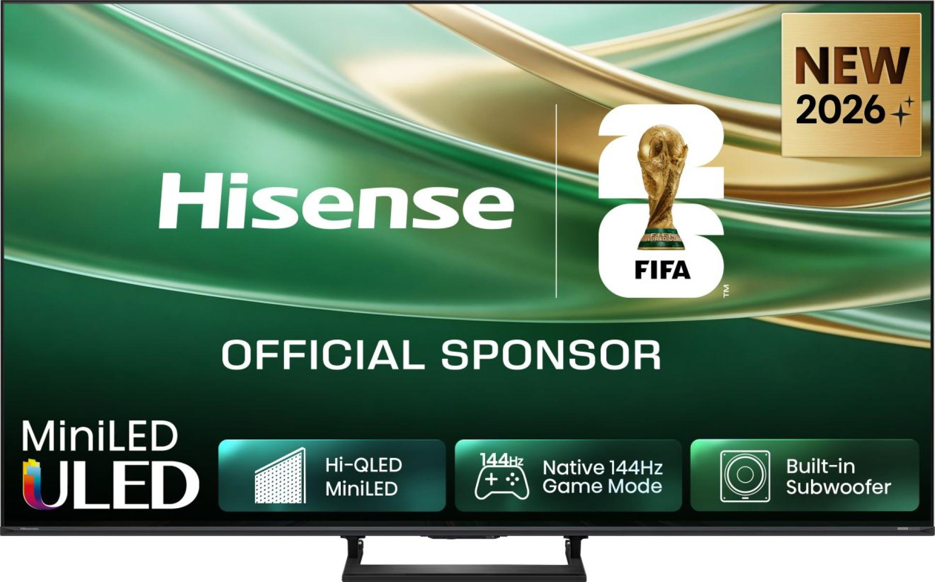 Hisense 50E8S TV QLED MiniLED 50 (126 cm) 4K UHD 3840x2160 144 Hz Caisson basses intégré Smart TV 3xHDMI 2.1 WiFi — photo 1
