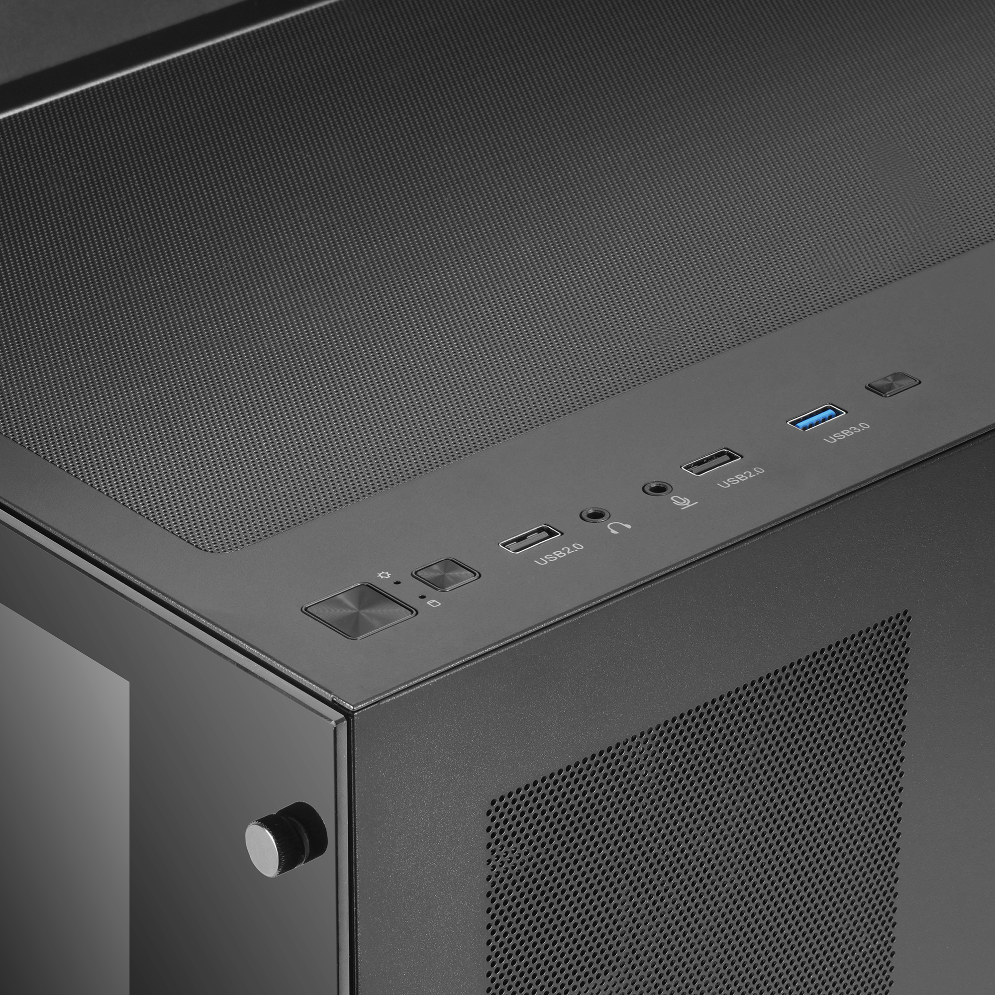 Mars Gaming MCV3 Black Custom XXL E-ATX Gaming Tower Front and Side Tempered Glass Window Dual Chamber Modular Frame – image 3