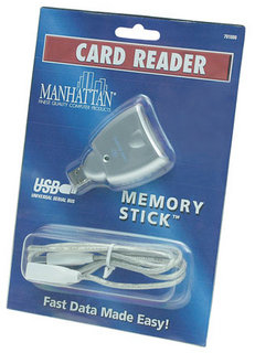 Manhattan 701006 card reader USB 1.1 Silver – image 2