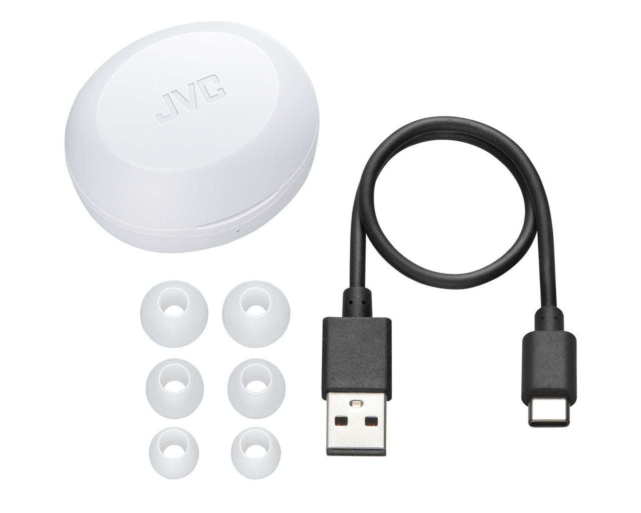 JVC HA-A5T-WN-E headphones/headset True Wireless Stereo (TWS) In-ear Calls/Music Bluetooth White – image 2