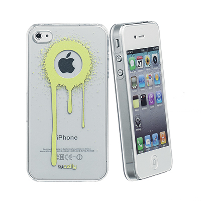 Celly GRDIP405 mobile phone case Cover Transparent, Yellow