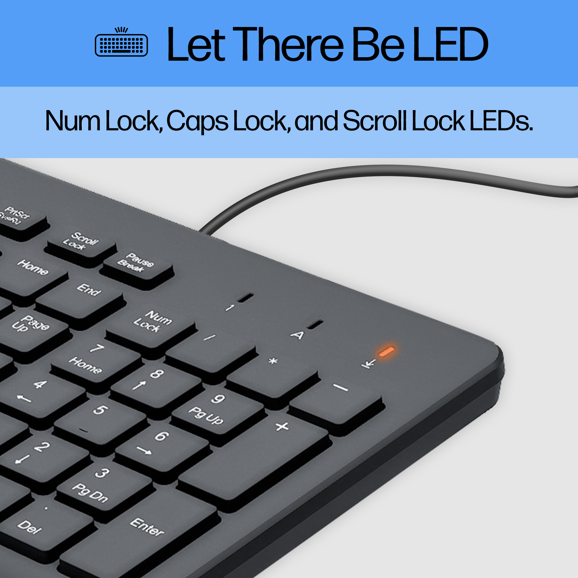 HP 150 USB-A Wired Keyboard – image 9