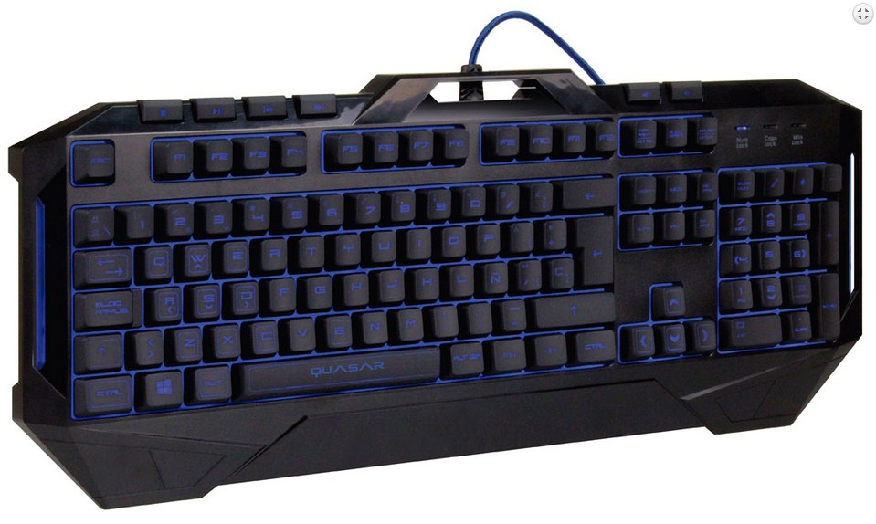 CoolBox QUA-KTR001 keyboard Mouse included Gaming USB Black – image 2