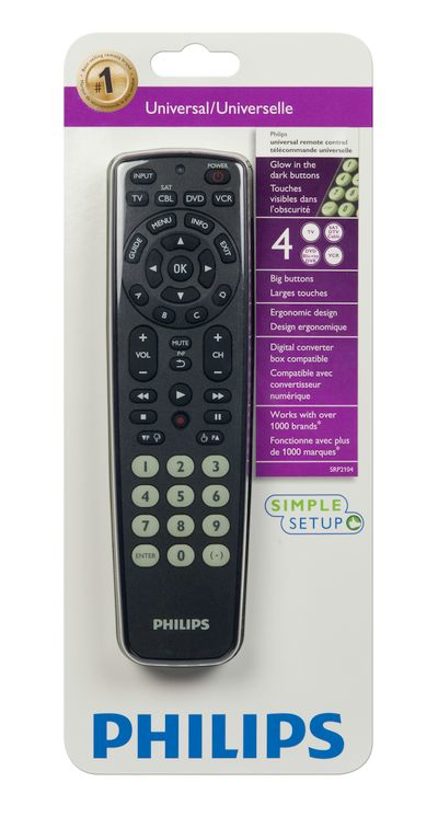 Philips Universal remote control SRP2104/27 – image 2