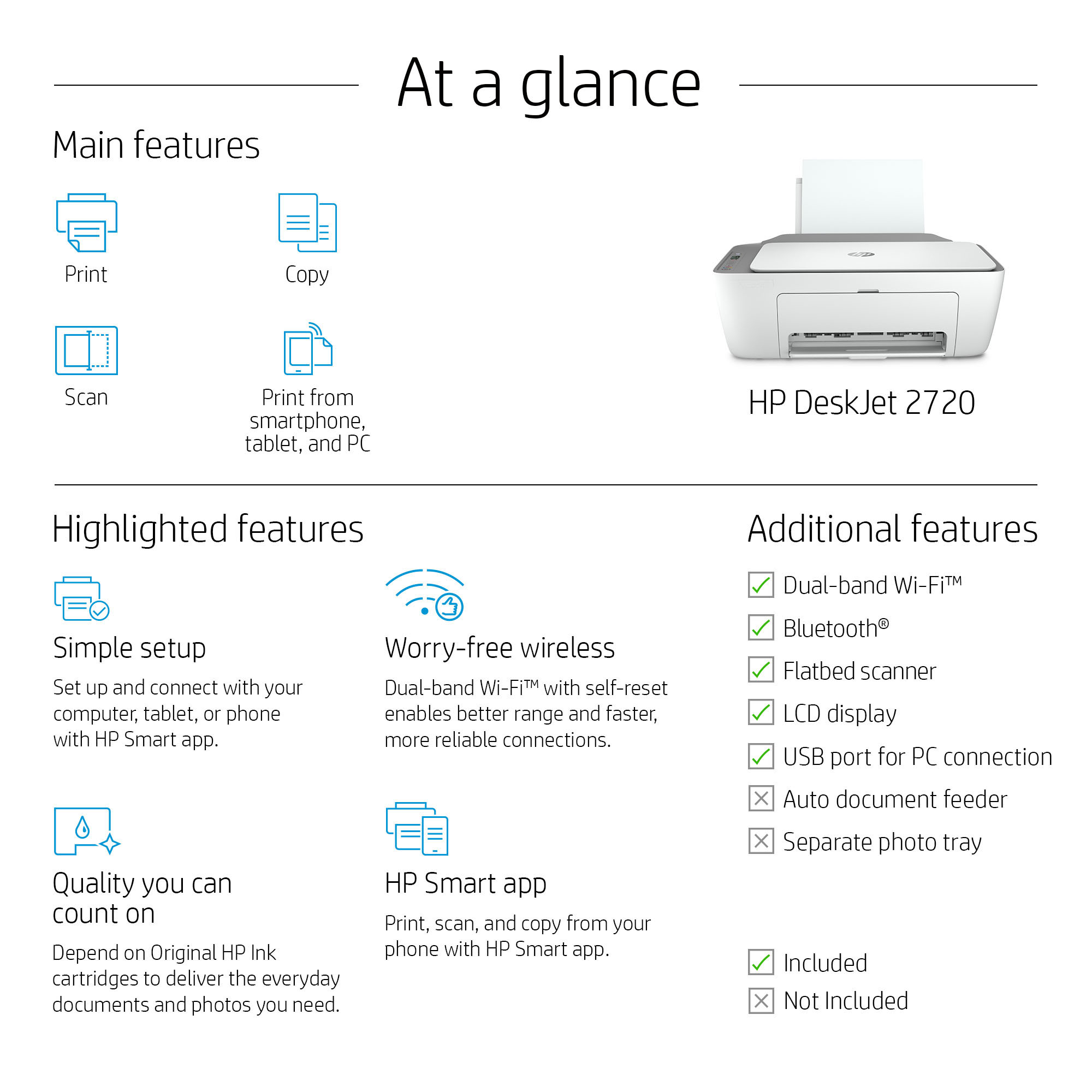 HP DeskJet 2720 All-in-One Printer – image 5
