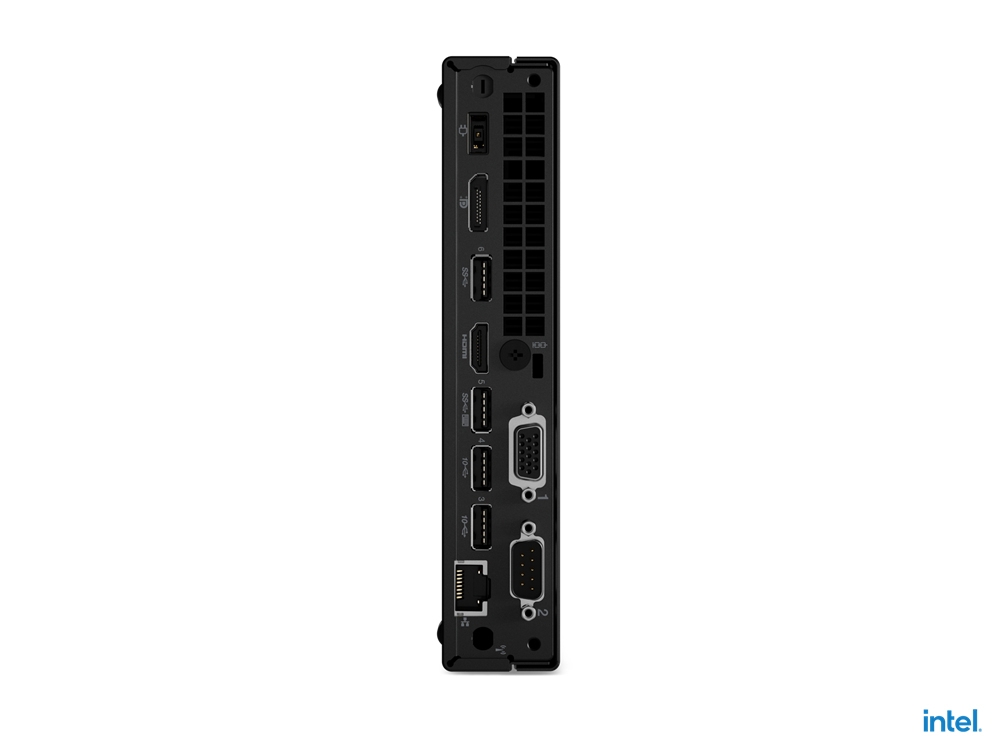 Lenovo ThinkCentre M70q Intel® Core™ i3 i3-10105T 8 GB DDR4-SDRAM 256 GB SSD Windows 10 Pro Mini PC Black image 2
