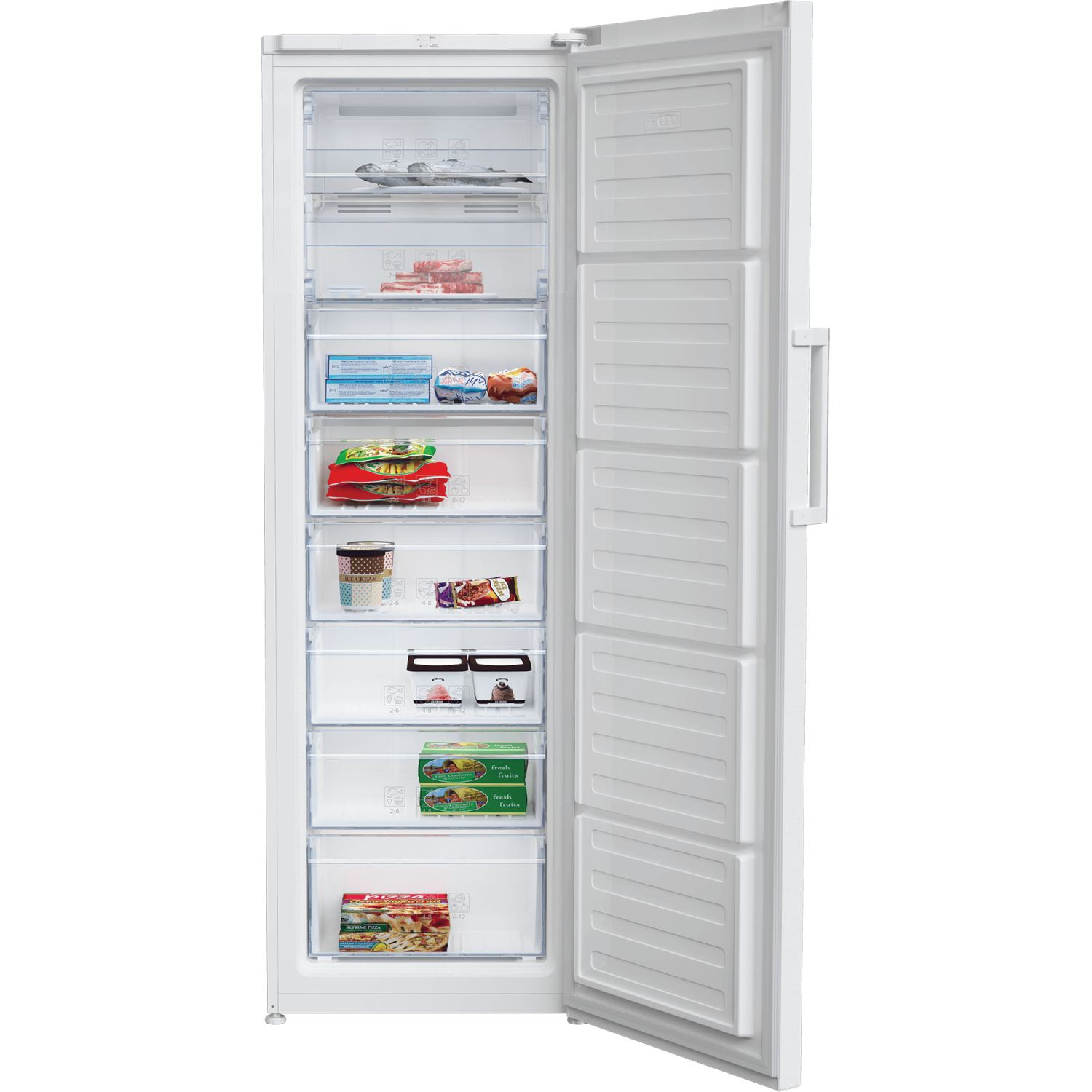 Beko RFNE312K31WN freezer Upright freezer Freestanding – image 3