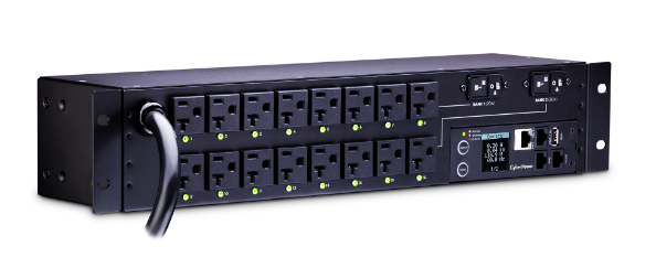 CyberPower PDU81003 power distribution unit (PDU) 16 AC outlet(s) 2U Black – image 3