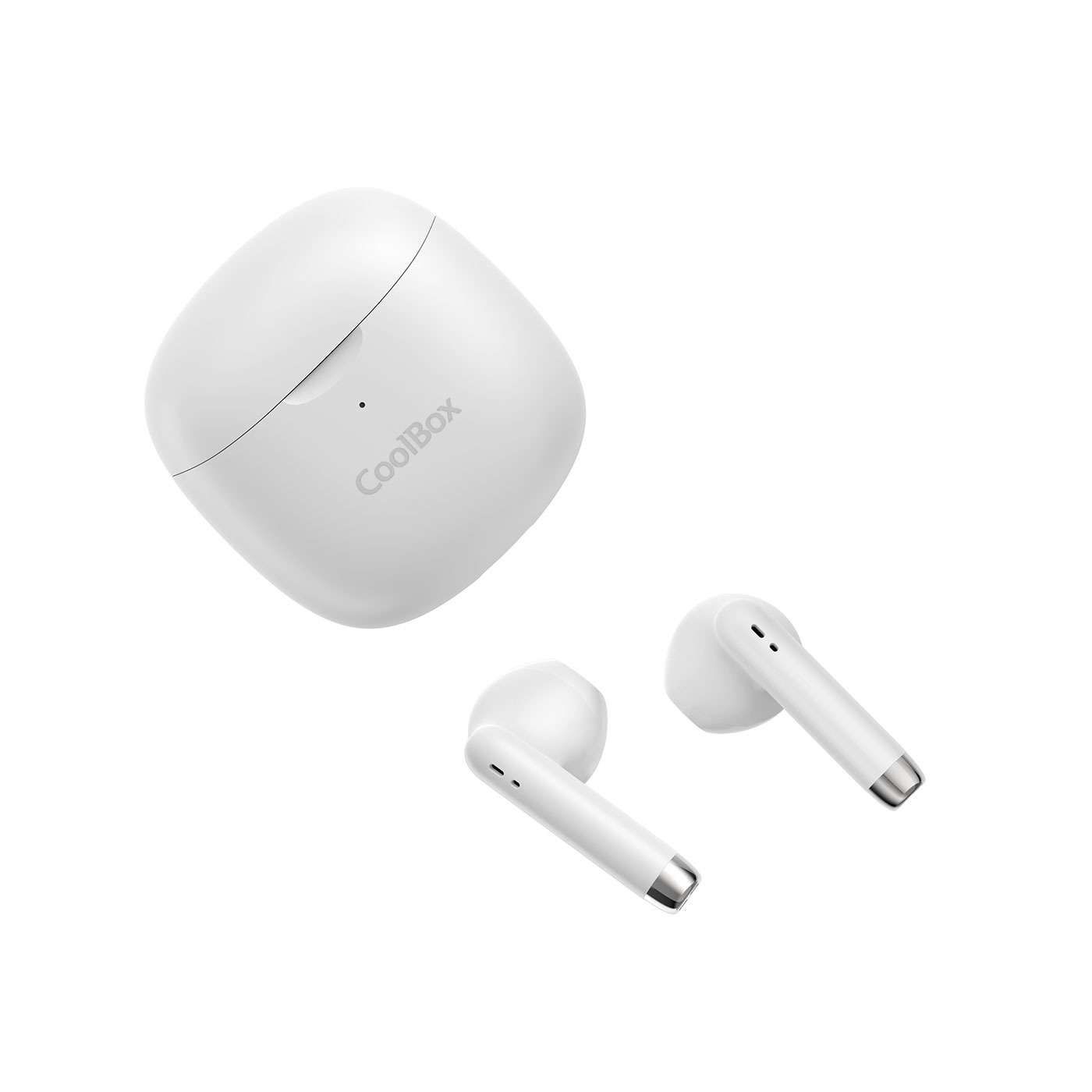 CoolBox AURICULARES BLUETOOTH CON MICROFONO TWS-01 BLANCO – image 4