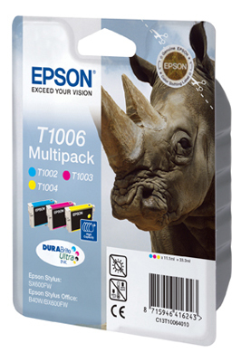 Epson Rhino Multipack 3-colours T1006 DURABrite Ultra Ink