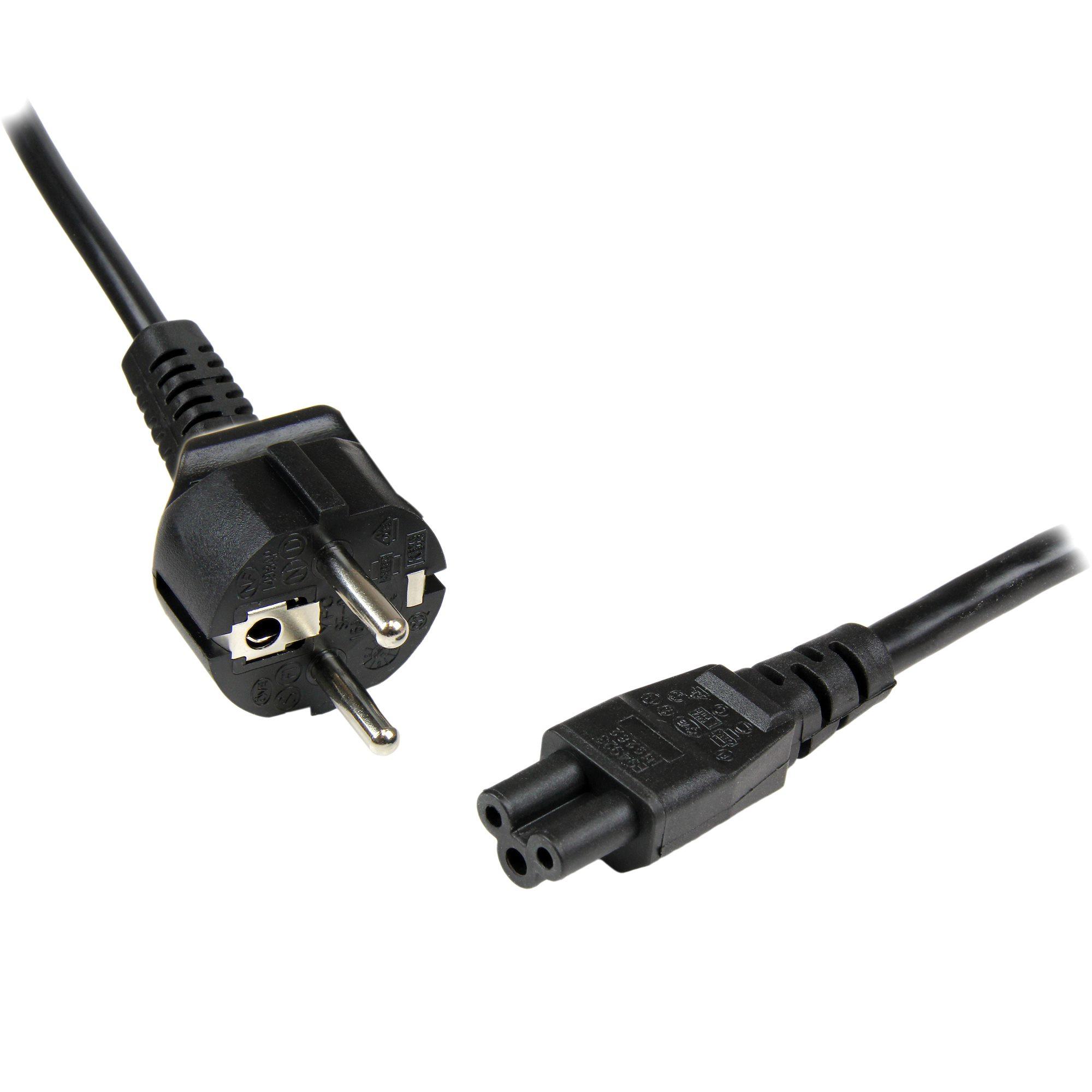 StarTech.com Cordon d'alimentation en trèfle Schuko CEE7 vers IEC 320 C5 1m...