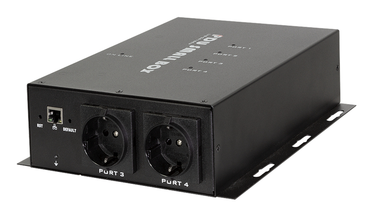 LogiLink PDU4S01 power distribution unit (PDU) 4 AC outlet(s) Black – image 2