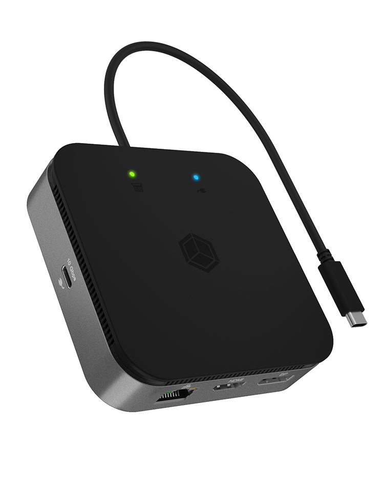 ICY BOX 7-in-1 USB4® DockingStation with dual video output