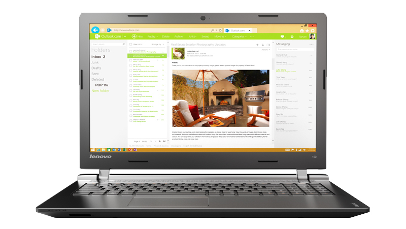 Lenovo IdeaPad 100-15IBY Intel® Celeron® N2840 Laptop – image 1