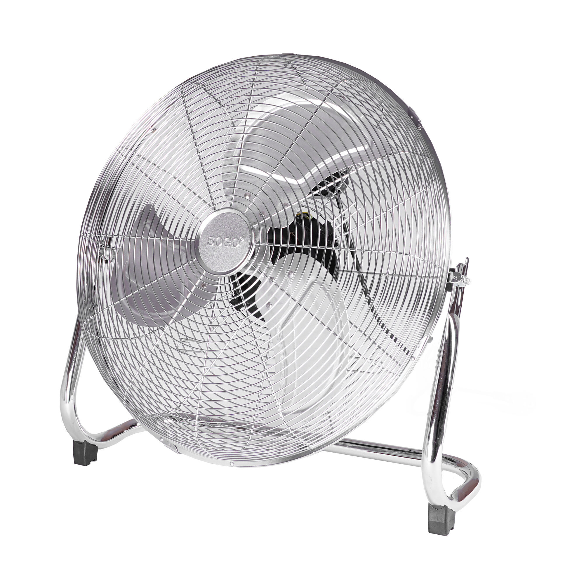 صورة مروحة أرضية صناعية Sogo VEN-SS-21040، 45 سم، معدن كروم، 110 واط