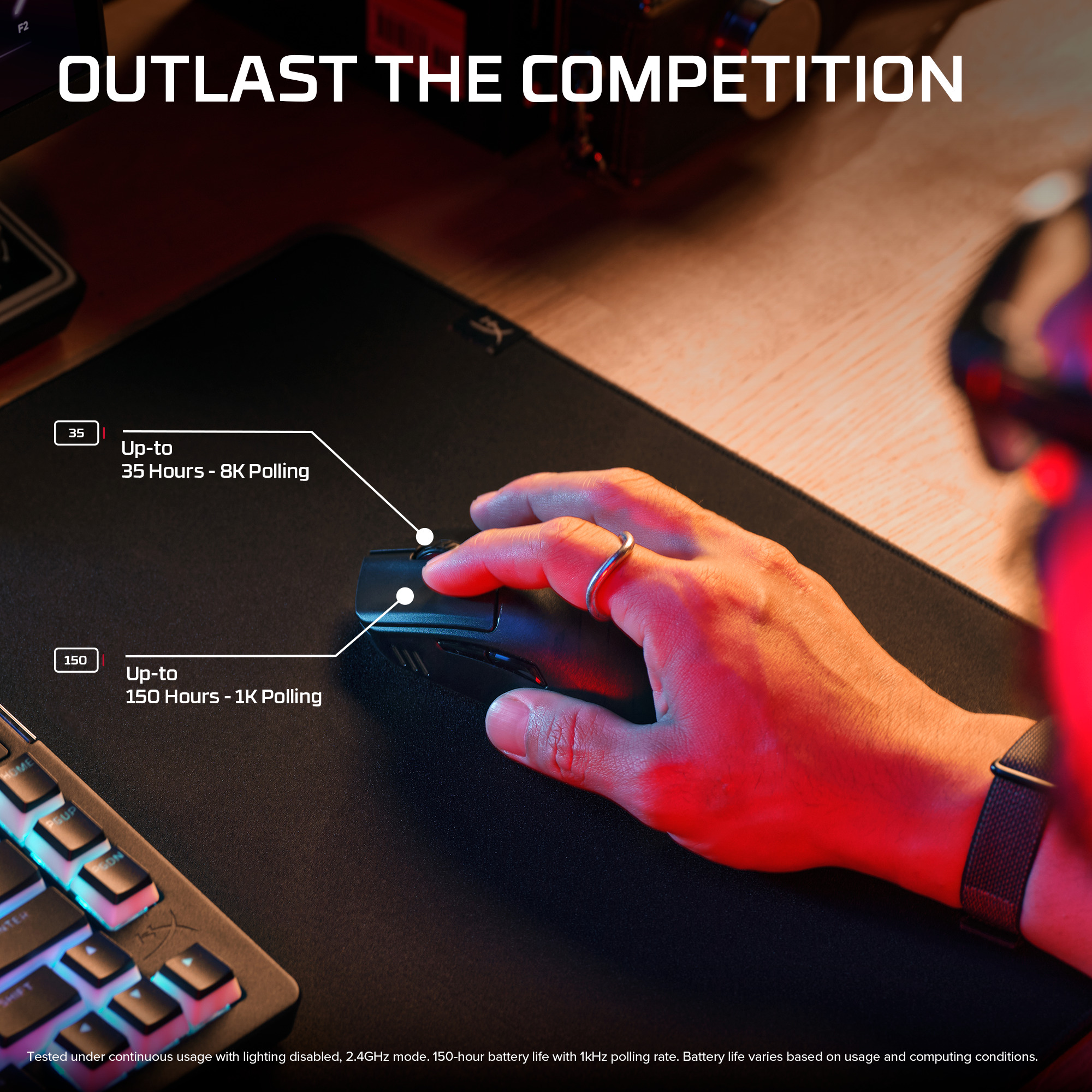 HyperX Pulsefire Haste 3 - Wireless Gaming Mouse – image 9
