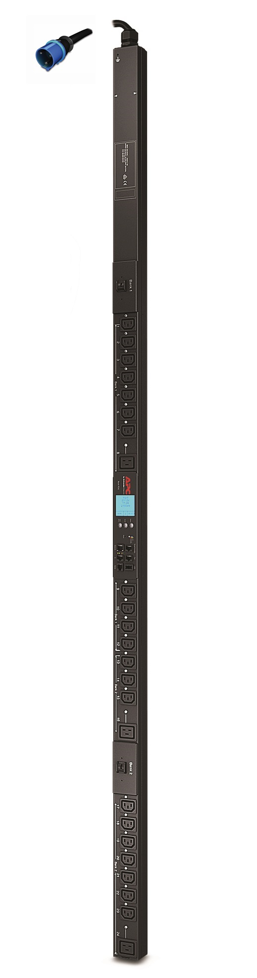 APC Rack PDU 2G, Switched, 32A, 230V, (21) C13 & (3) C19 (BEING DISCONTINUED, SEE APDU9953) – image 1